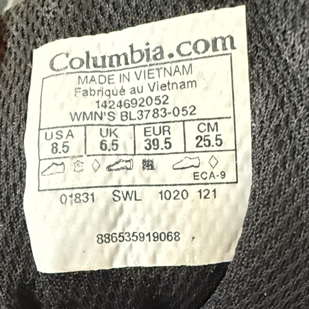 Columbia Women’s Black and Gray Hiking Boots - Picture 6 of 7